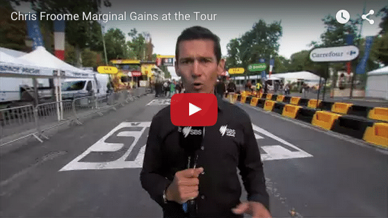 Robbie McEwen talks about Chris Froome's marginal gains using the Turbine