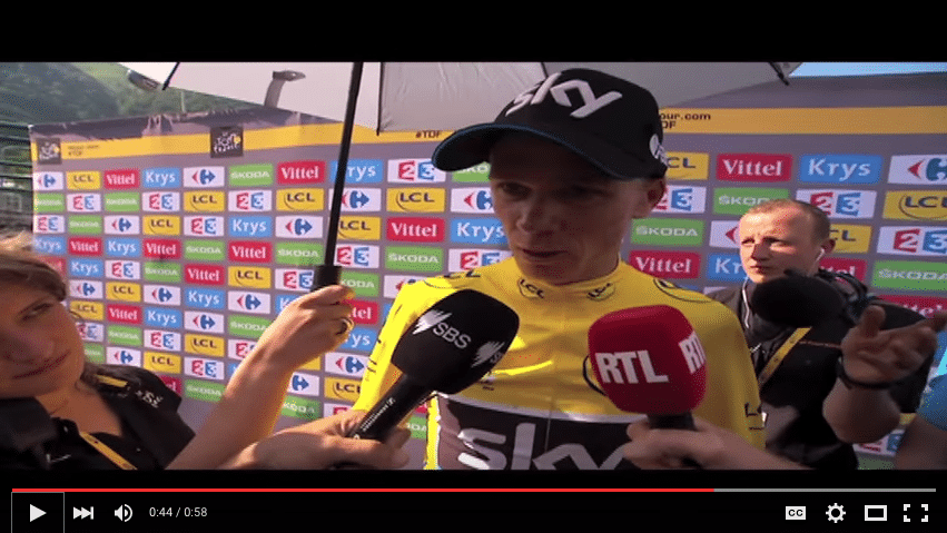 Chris Froome Talks Turbine